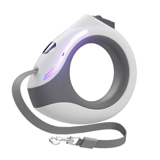 Multi-Functional Ring-Shaped Automatic Retractable Leash With Breathing Light