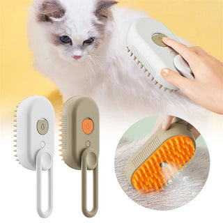 Pet Vibe™ 3 In 1 Steamy Pet Brush