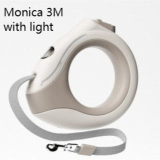 Multi-Functional Ring-Shaped Automatic Retractable Leash With Breathing Light